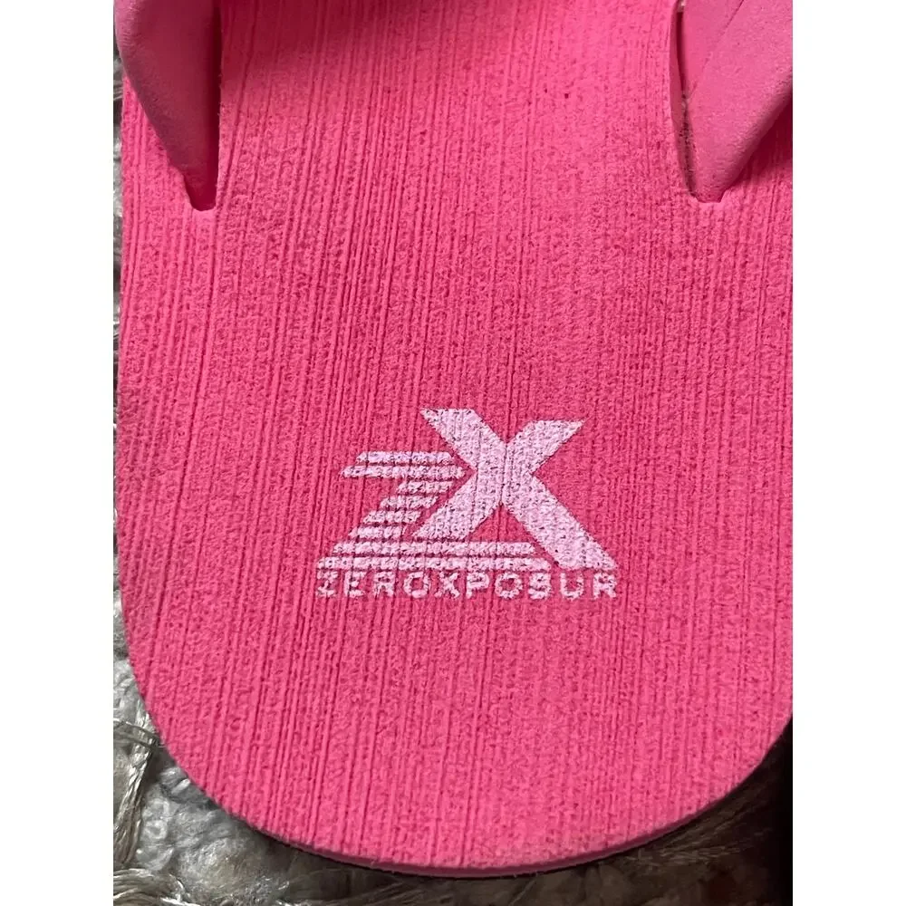 NWT ZeroXposur Kid’s Size 12/13 Flip Flops for Girls  Pink